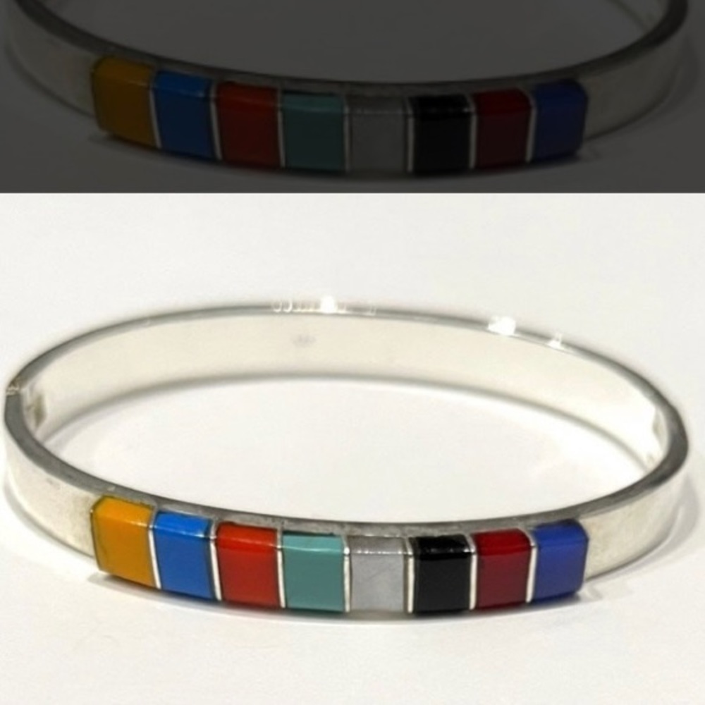 MULTI COLOR STERLING ESTATE‎ BRACELET
